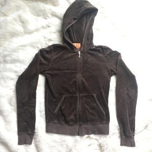 Velour zip up Juicy Couture Hoodie